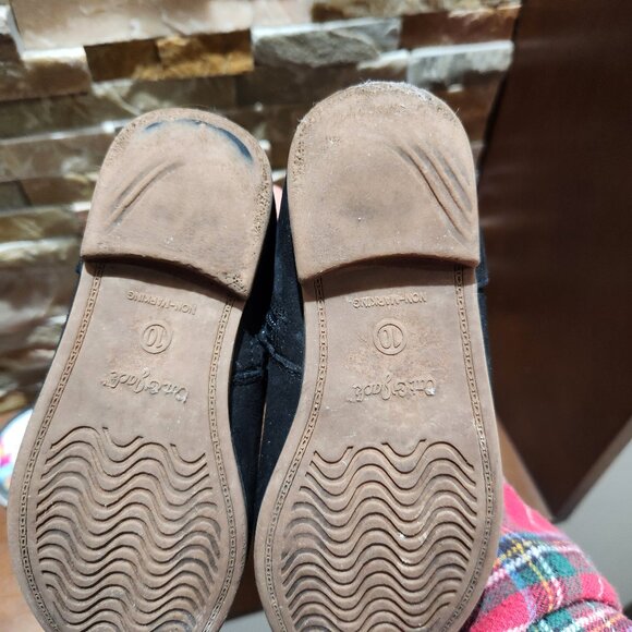 Cat & Jack Penelope Black Ankle Zipper Booties Size 10 - Picture 5 of 8